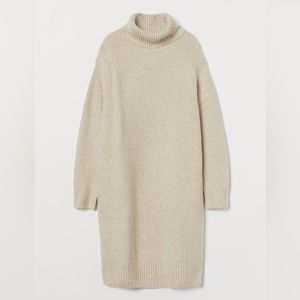 NWT H&M Knit Turtleneck Dress